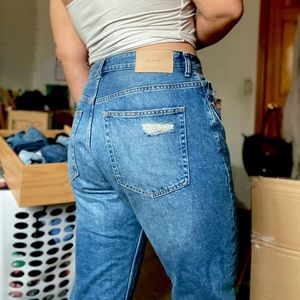 Denim Boyfriend Low Waist Jeans